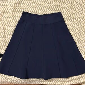 Navy A line skirt